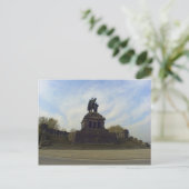 Carte Postale Kaiser Wilhelm, Deutsches Eck, Koblenz, Allemagne (Debout devant)