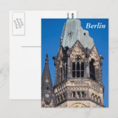 Carte Postale Kaiser Wilhelm Gedachtnis Kirche, Berlin (Devant / Derrière)