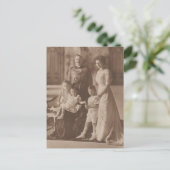 Carte Postale KAISER Wilhelm II & fille & petits-enfants #041D (Debout devant)