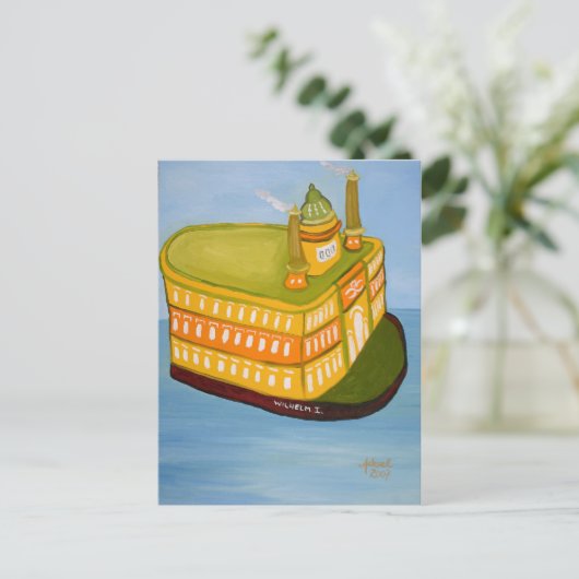 Carte Postale Kaiserdampfer (Debout devant)