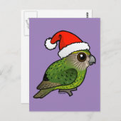Carte Postale Kakapo Claus (Devant / Derrière)