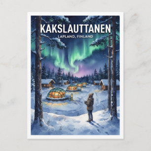 Carte Postale Kakslauttanen Arctic Resort Saariselkä Finlande