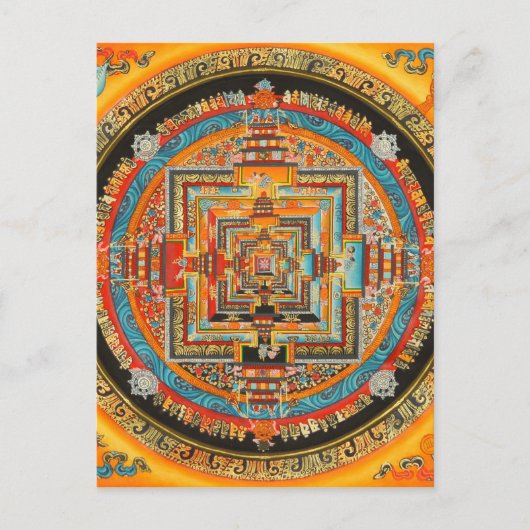 CARTE POSTALE KALACHAKRA ESOTERIE MANDALA III (Devant)