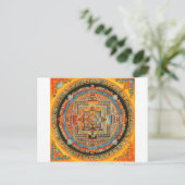 CARTE POSTALE KALACHAKRA ESOTERIE MANDALA III (Debout devant)