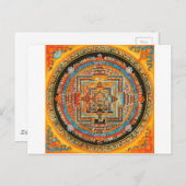 CARTE POSTALE KALACHAKRA ESOTERIE MANDALA III (Devant / Derrière)