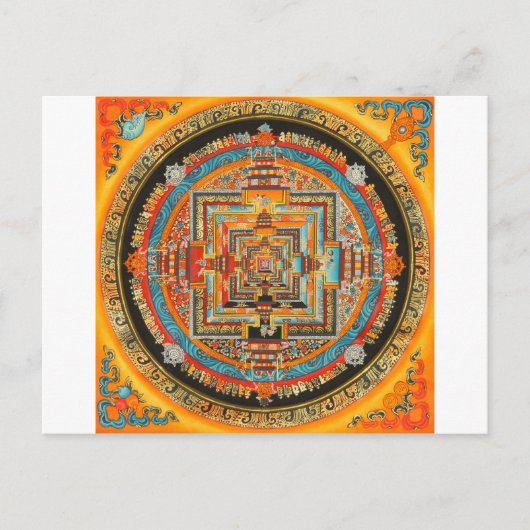 CARTE POSTALE KALACHAKRA ESOTERIE MANDALA III (Devant)