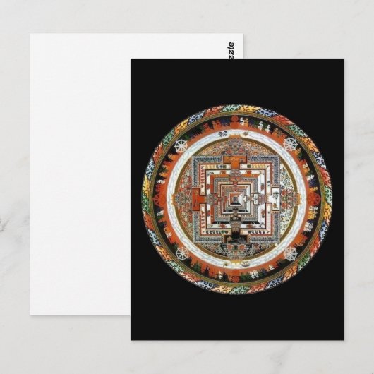 Carte Postale Kalachakra Mandala (Devant / Derrière)