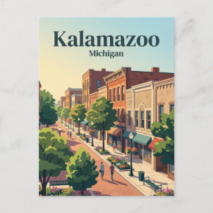 Carte Postale Kalamazoo, Michigan