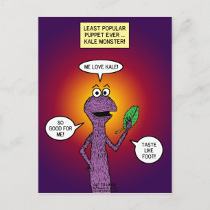 Carte Postale Kale Monster
