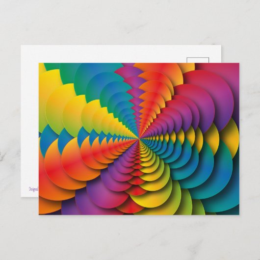 Carte postale Kaleidoscope (Devant / Derrière)