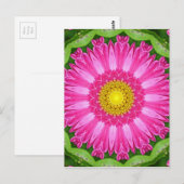 Carte Postale Kaleidoscope Aster (Devant / Derrière)