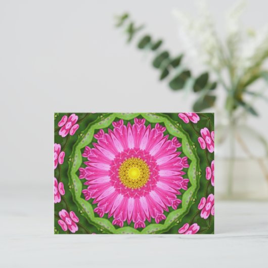 Carte Postale Kaleidoscope Aster (Debout devant)
