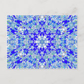 Carte Postale Kaleidoscope bleu (Devant)