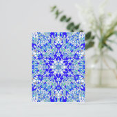 Carte Postale Kaleidoscope bleu (Debout devant)