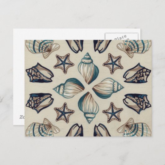 Carte Postale Kaleidoscope côtier I (Devant / Derrière)