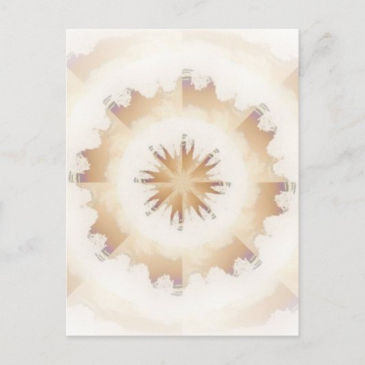 Carte Postale Kaléidoscope de nature de Brown (Devant)