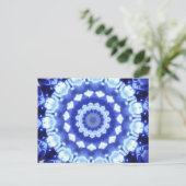 Carte Postale Kaleidoscope de saphir (Debout devant)