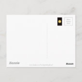 Carte Postale Kaleidoscope Design Bright Yellow Star (Dos)