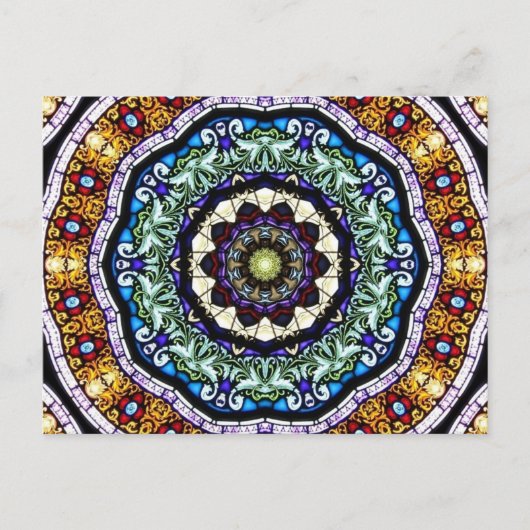 Carte Postale Kaleidoscope en verre tendu #2 (Devant)