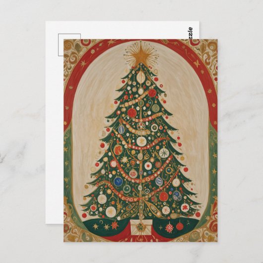 Carte Postale Kaleidoscope festif (Devant / Derrière)