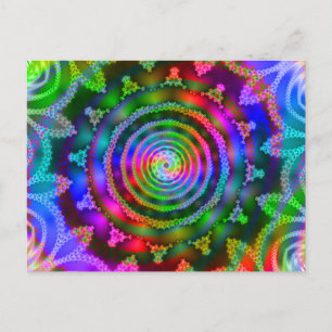 Carte Postale Kaleidoscope Lumineux