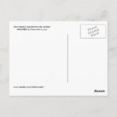 CARTE POSTALE KALEIDOSCOPE PSYCHÉDÉLIQUE /MÉMOIRES MYSTIQUES (Dos)