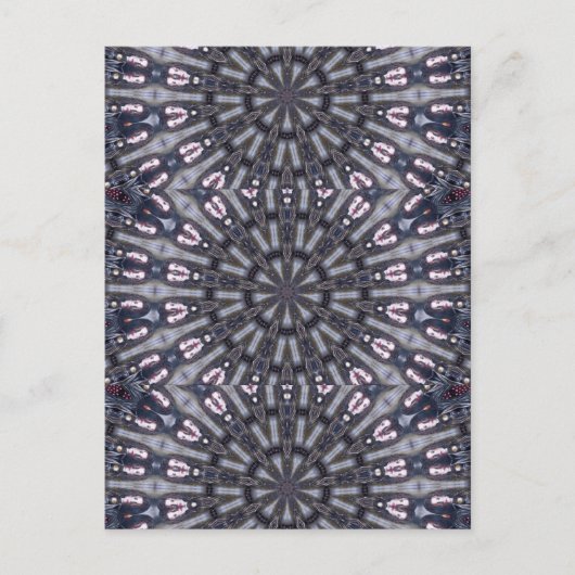 CARTE POSTALE KALEIDOSCOPE PSYCHÉDÉLIQUE /MÉMOIRES MYSTIQUES (Devant)