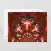 Carte Postale Kaleidoscope Tongue Art Personnaliser d'impression (Devant / Derrière)