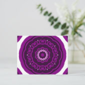 Carte Postale Kaleidoscope violet (Debout devant)