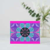 Carte postale Kaleidoscopic Mandala Design.2 (Debout devant)