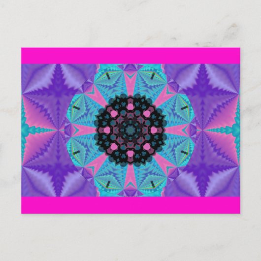 Carte postale Kaleidoscopic Mandala Design.2 (Devant)