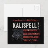 Carte Postale Kalispell Montana (Devant / Derrière)