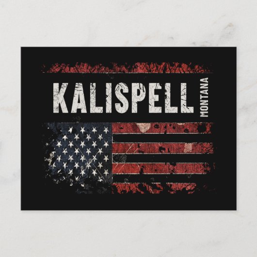 Carte Postale Kalispell Montana (Devant)