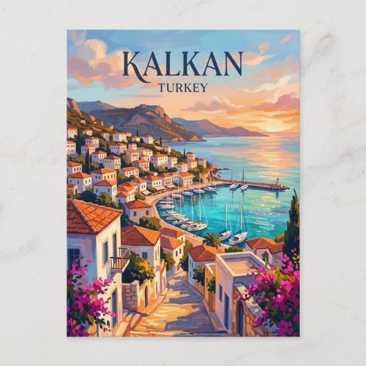 Carte Postale Kalkan Turquie (Devant)