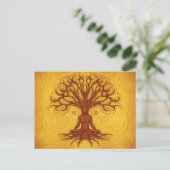 Carte Postale Kalpavriksha - Arbre à bois (Debout devant)