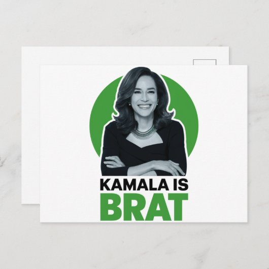Carte Postale Kamala est un sarcastique amusant (Devant / Derrière)