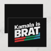 Carte Postale Kamala est une peste (Devant / Derrière)