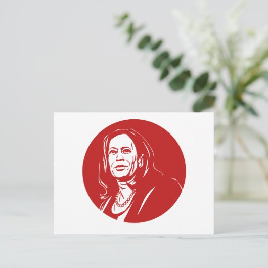 Carte Postale Kamala Harris (Debout devant)