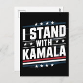 Carte Postale Kamala Harris (Devant / Derrière)