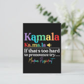Carte Postale Kamala Harris (Debout devant)