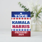 Carte Postale Kamala Harris (Debout devant)