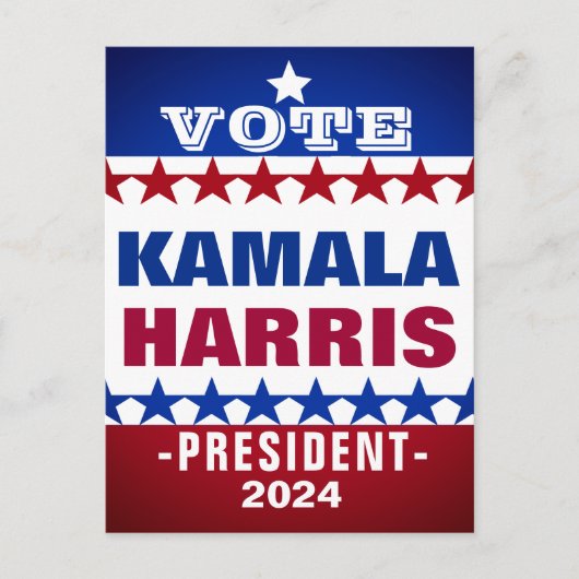 Carte Postale Kamala Harris (Devant)