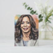 Carte Postale Kamala Harris 2024 mon président est un noir et un (Debout devant)