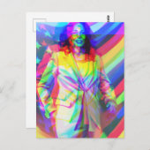 Carte Postale Kamala Harris 2024 mon président est un noir et un (Devant / Derrière)