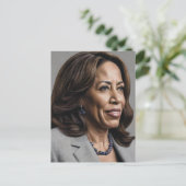 Carte Postale Kamala Harris 2024 Vice-présidente de Black Women (Debout devant)