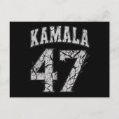 Carte Postale Kamala Harris 47 e Président USA Amérique 2024 (Devant)