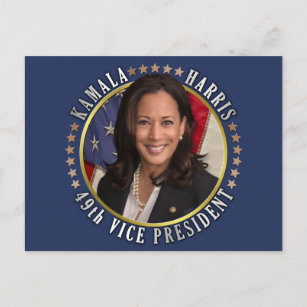 Carte Postale Kamala Harris 49e vice-présidente