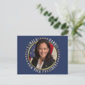 Carte Postale Kamala Harris 49e vice-présidente (Debout devant)