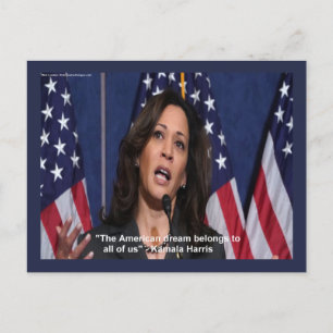 Carte postale Kamala Harris & American Dream