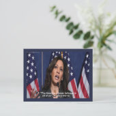 Carte postale Kamala Harris & American Dream (Debout devant)